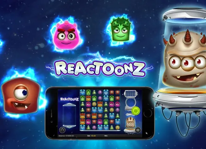 Reactoonz slot by Play'n GO